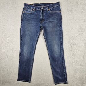 Levi's 511 Slim Fit Jeans Men 33x30 Dark Wash Blue Stretch Denim 04511-3228